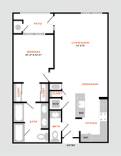 Plan 1A 357 floor plan